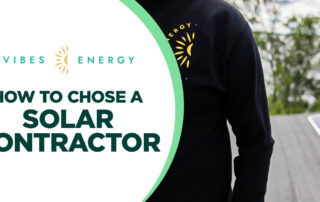 how to chose a solar contractor